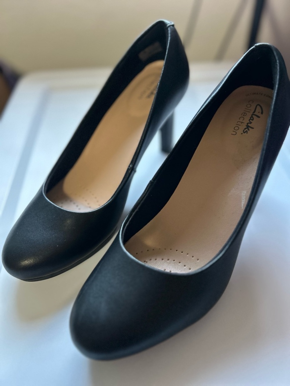 Clarks® Ambyr Joy Women's Leather Pumps size 10 - Picture 10 of 13
